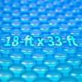 8 Mil Solar Blanket For Oval 12 Ft X 24 Ft Above Ground Pools Blue