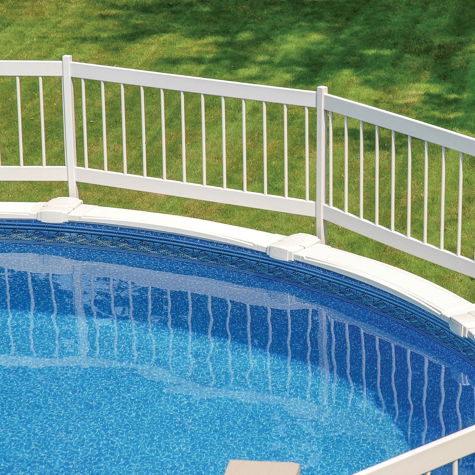 Gli Above Ground Pool Fence Kit 8 Section White