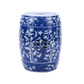 Blue White Bamboo Magpie Garden Stool