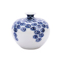 Blue White Driftting Cloud Pomeranate Vase