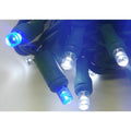 Blue And Pure White Led Light String Set Of 70 Lights 5Mm