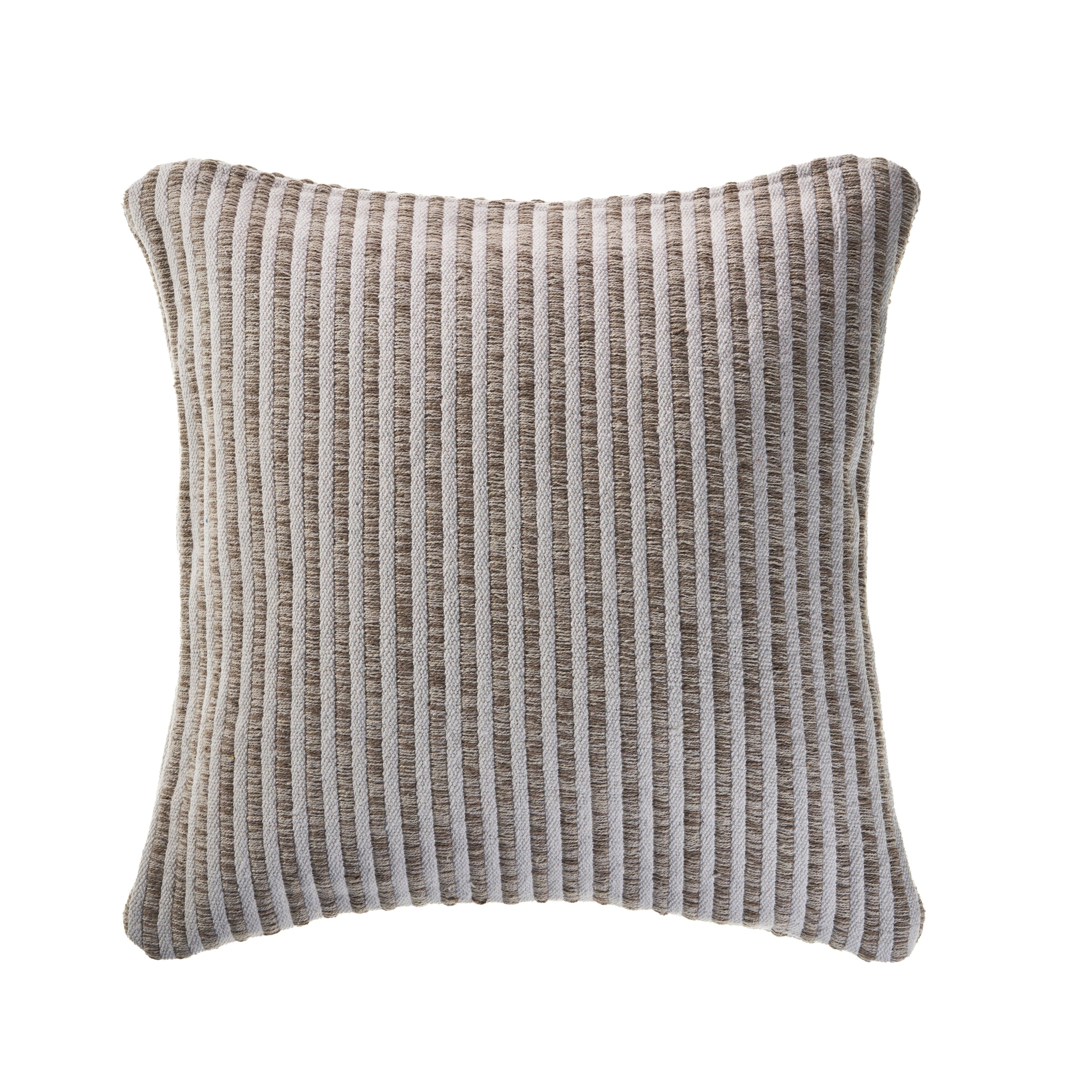 Blue And White Striped Throw Pillow