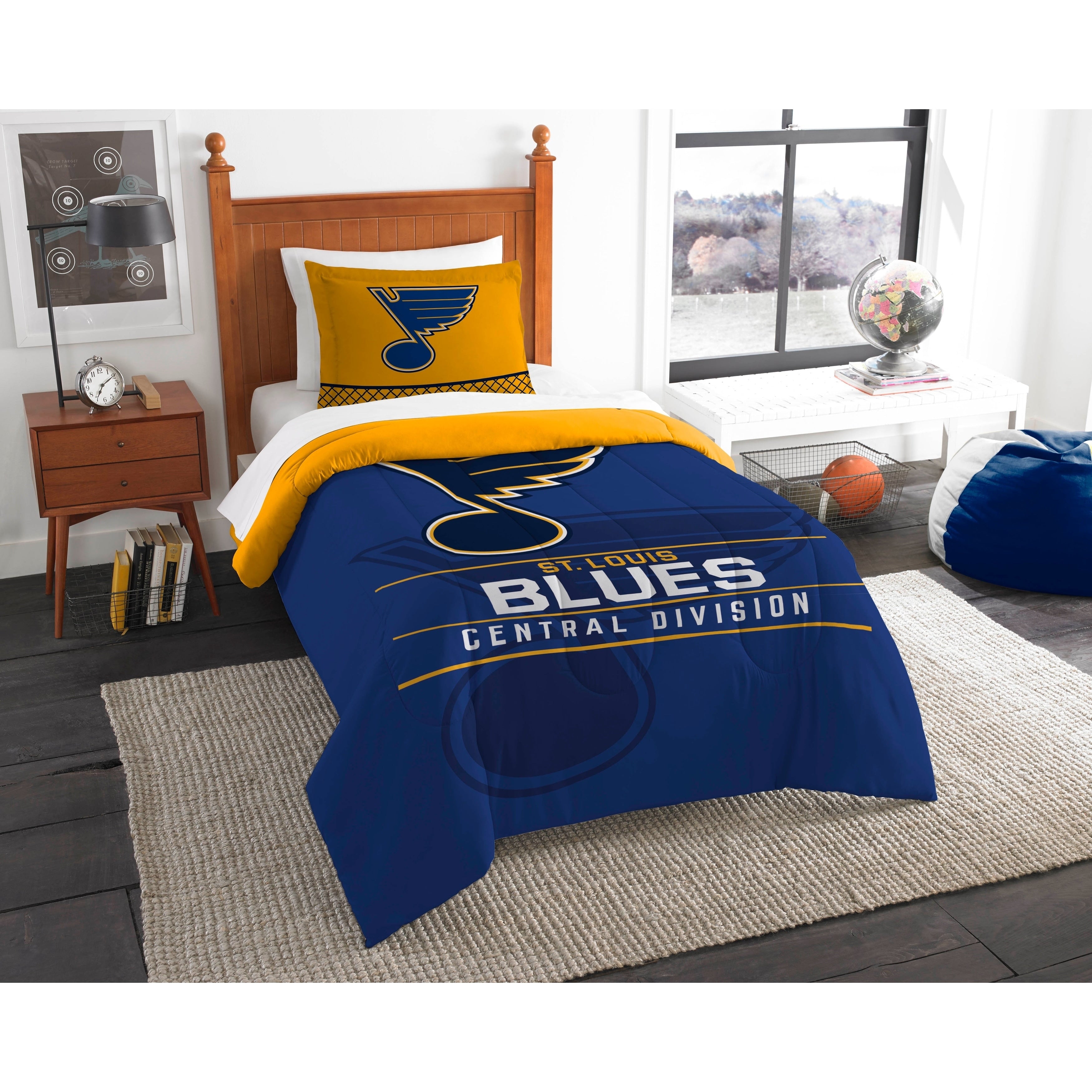 Blues Twin Comforter Set