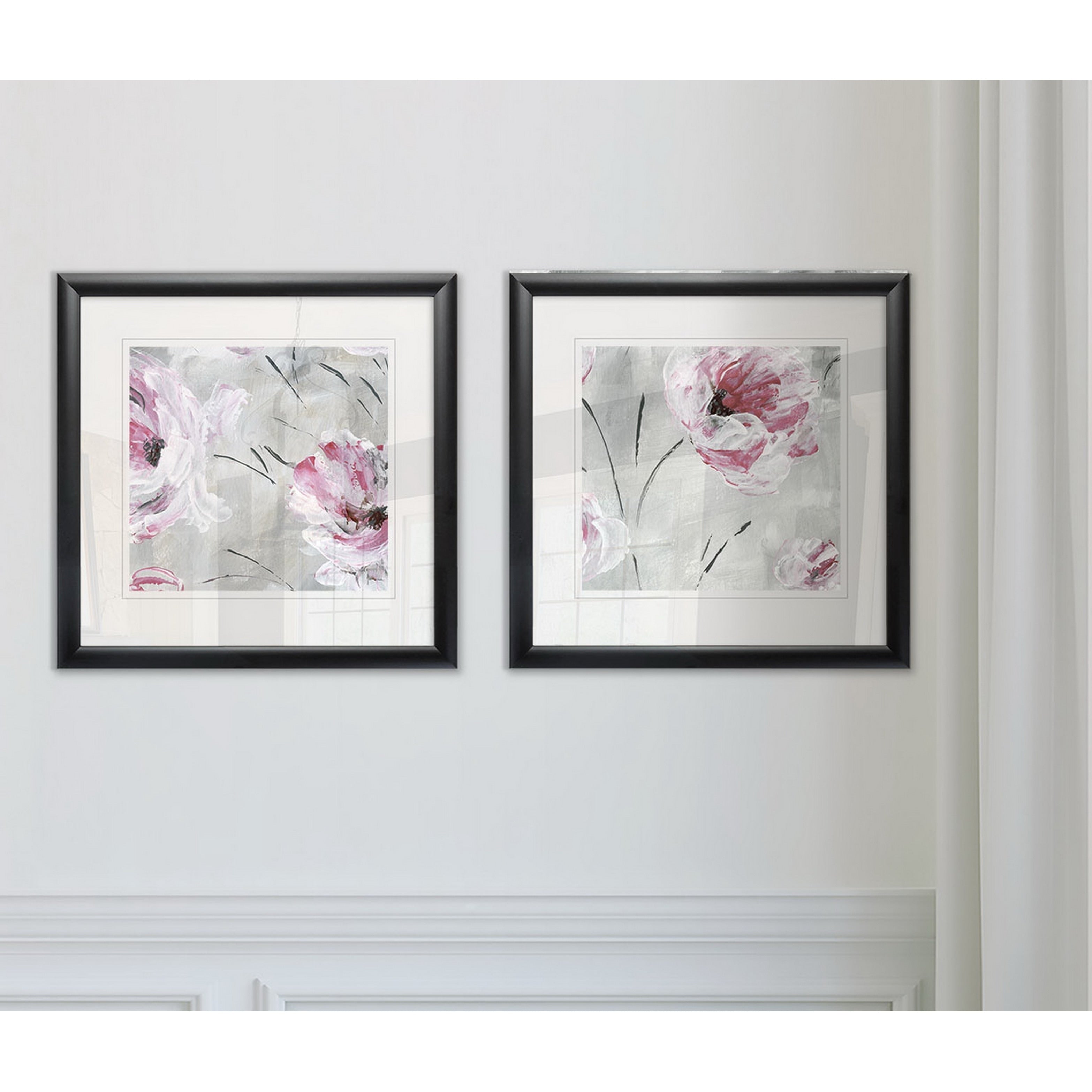 Blush Bloom I Framed Set