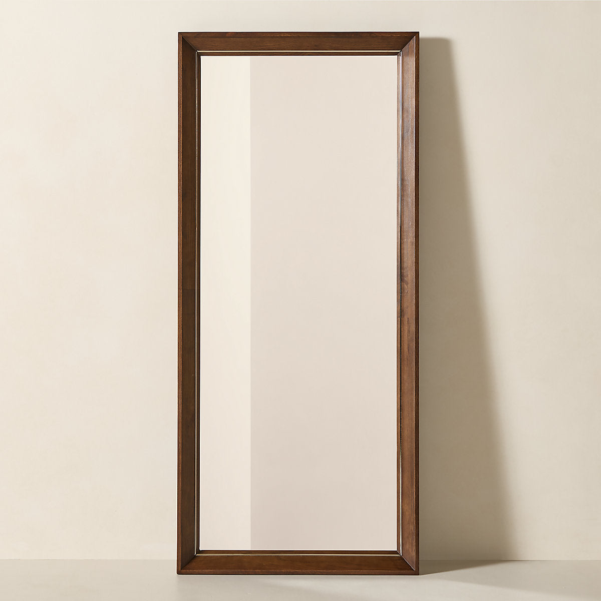 Boulevard Oak Wood Rectangular Wall Mirror 24inx36in