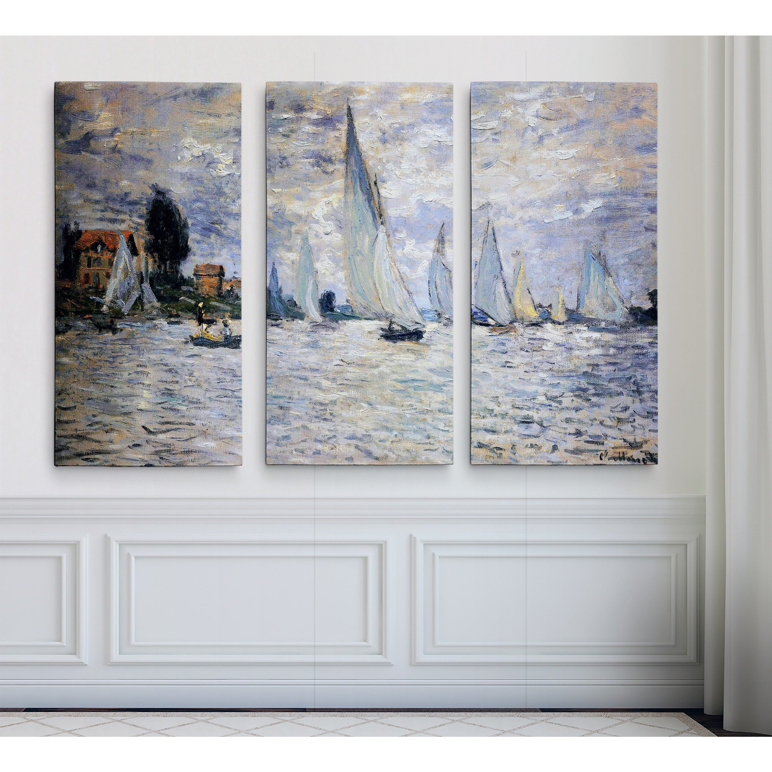Boats Regatta Claude Monet