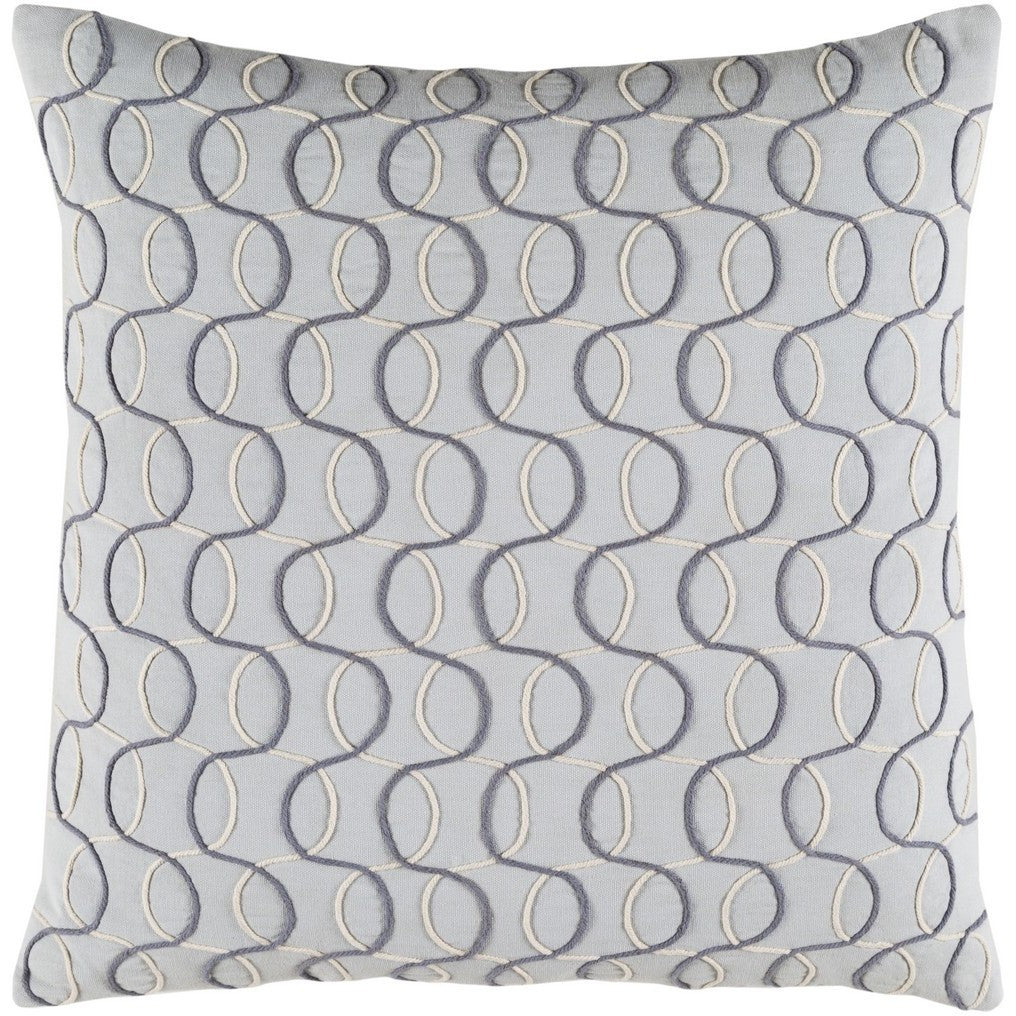 Decorative Lilith 22 Inch Feather Down Polyester Filled Throw Pillow