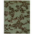 Grand Bazaar Hand Knotted 100 Percent Wool Pile Bodhi Rug In Light Gold 5 6 X 8 6 56 X 86