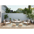 Bohemian Bordered Indoor Outdoor Tropical Area Rug