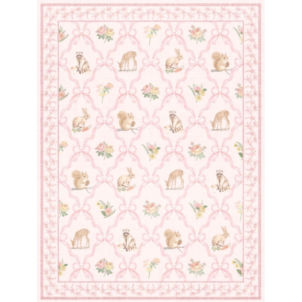 Boho Animal Floral Area Rug Soft Washable Non Slip Low Pile Carpet