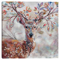 Boho Deer By Studio Arts Canvas Art Print