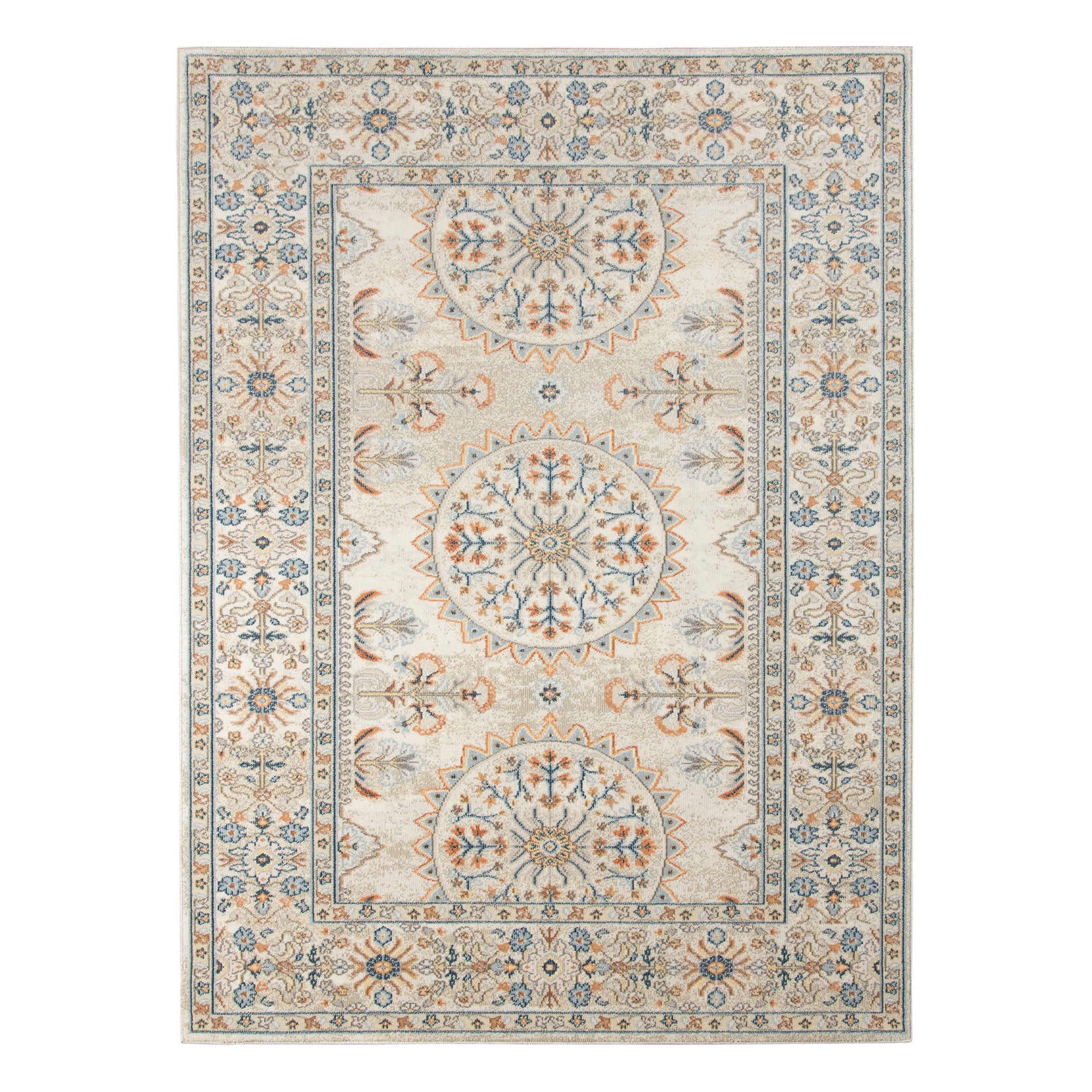 Bohemian Medallion Indoor Outdoor Area Rug