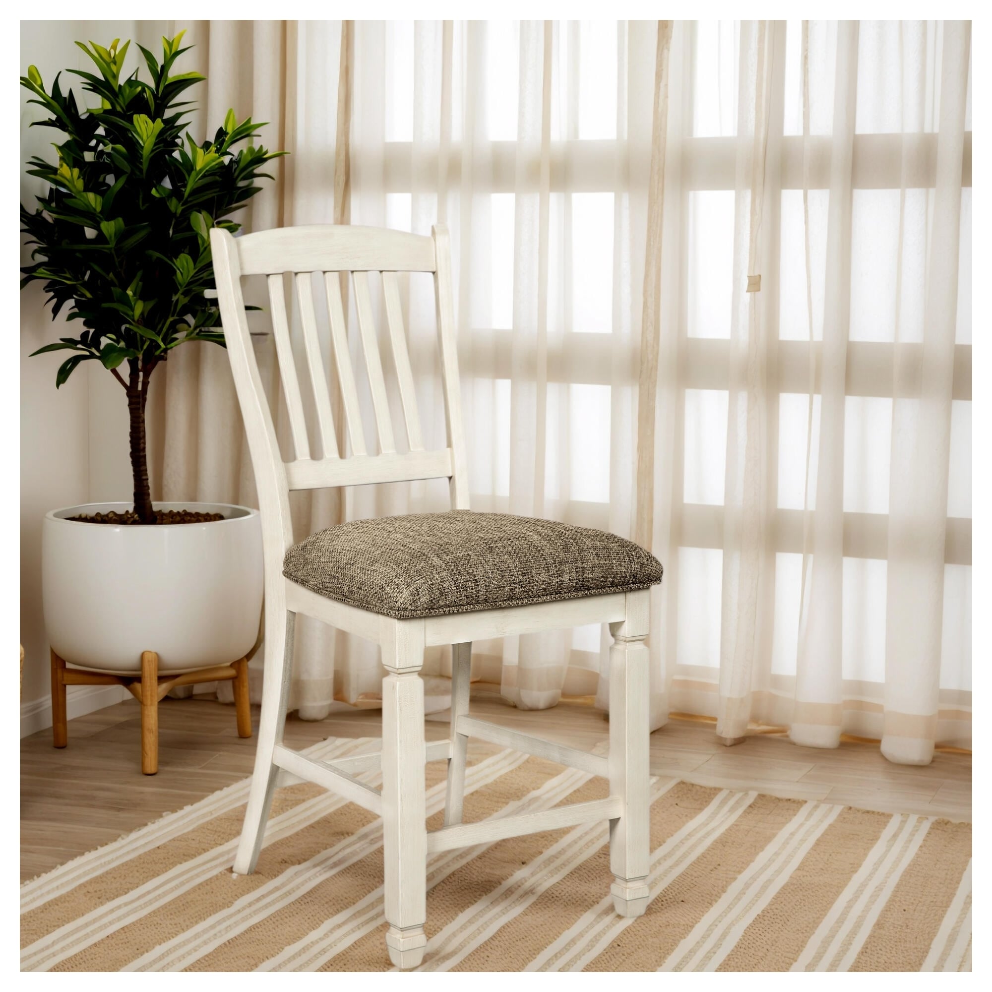 Bolanburg Counter Height Bar Stool Set Of 2 Antique White