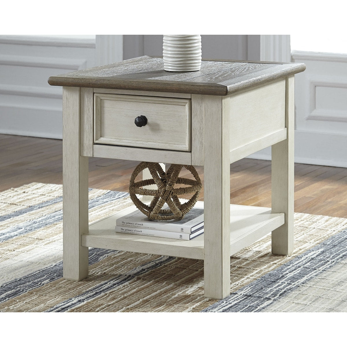 Bolanburg Two Tone Casual End Table
