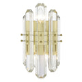 Bolton 2 Light Aged Brass Wall Mount