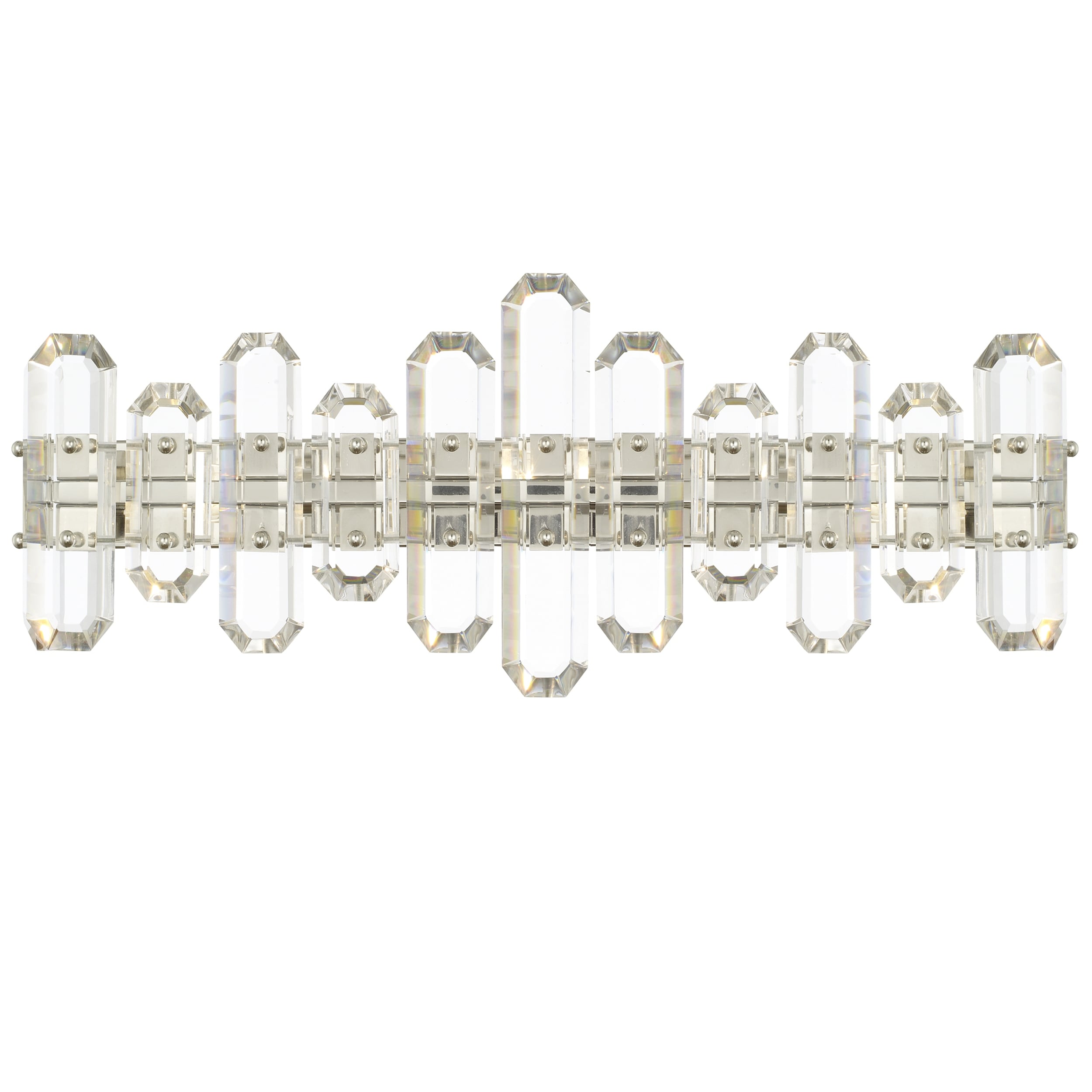 Bolton 3 Light Polished Nickel Bathroom Vanity Fixture