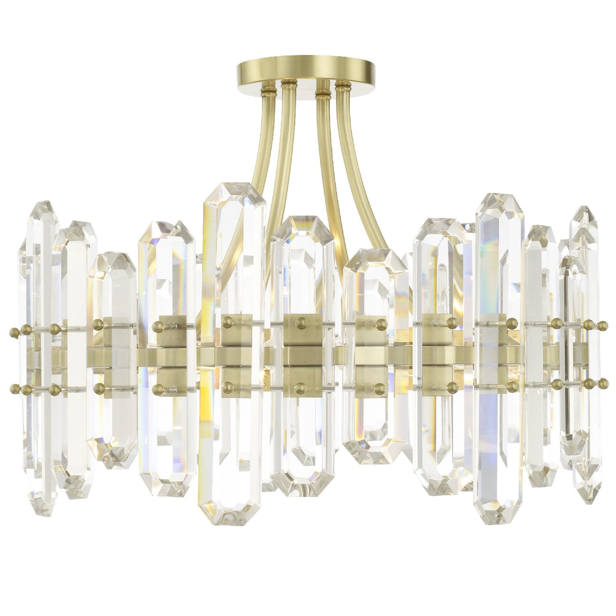 Bolton 4 Light Semi Flush Mount