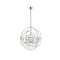 Bombay Durham Collection Polished Nickel Gyro Pendant Lamp