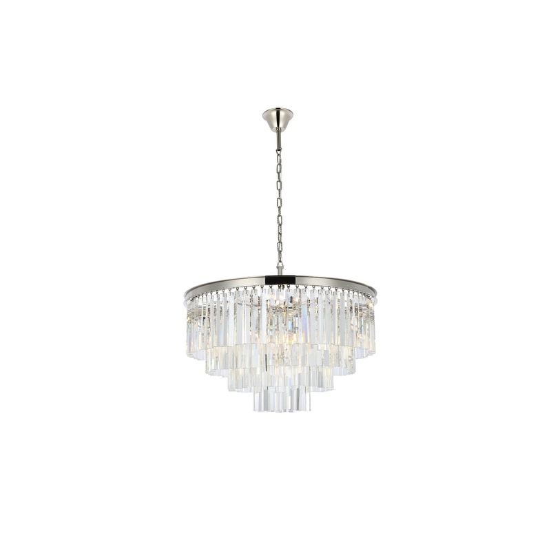 Bombay Perth Collection Grand Crystal Pendant Lamp