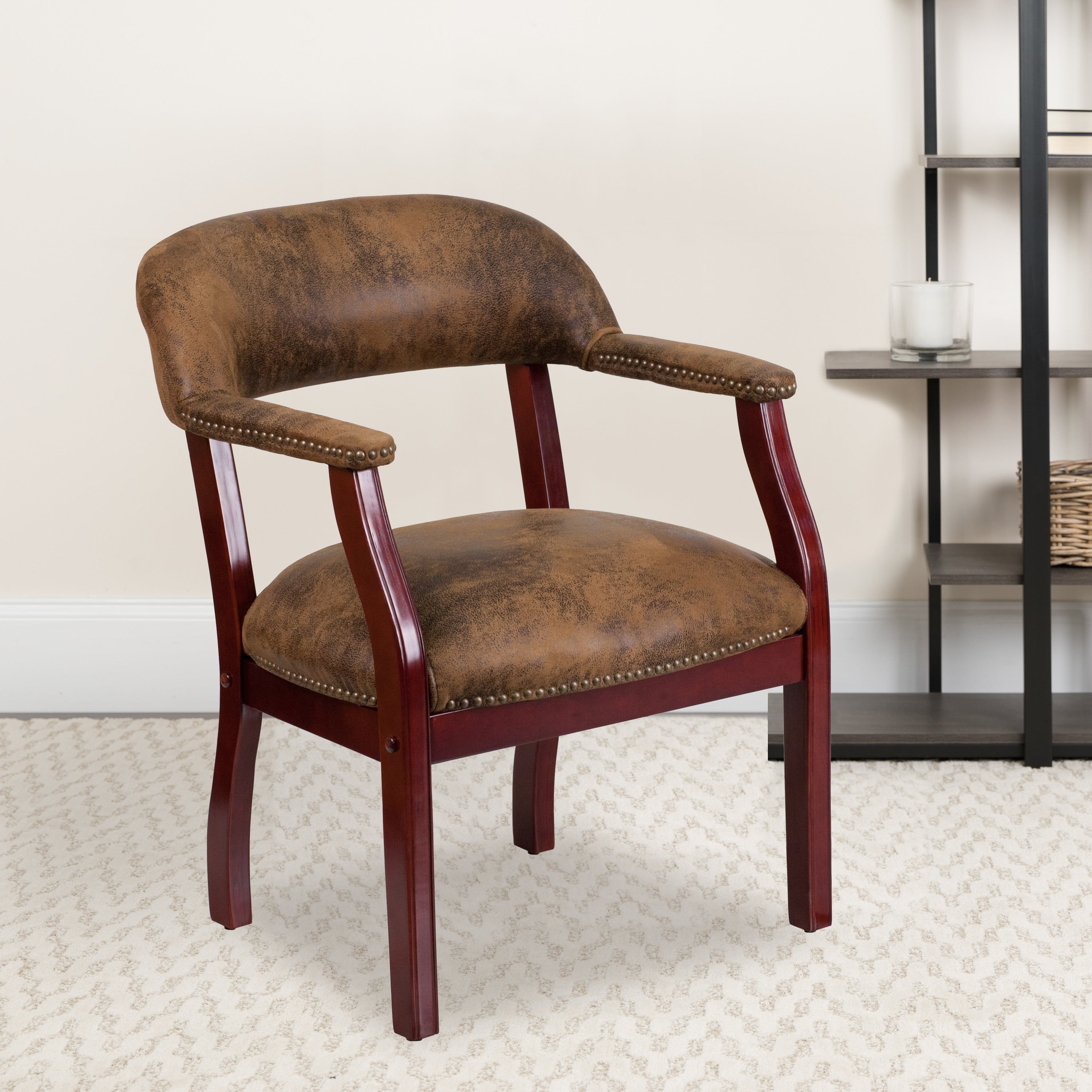 Bomber Jacket Brown Luxurious Conference Chair