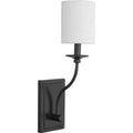 Bonita Collection Black One Light Wall Sconce 14.17 X 6.5 X 8.27
