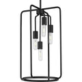 Bonn Collection Four Light Black Pendant 7.49 X 26.38 X 17.32