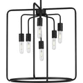 Bonn Collection Six Light Black Pendant 9.5 X 24.8 X 24.02
