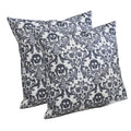 Bonnie Polyester With Print 20 Square Decorative Throw Pillow 2Pk