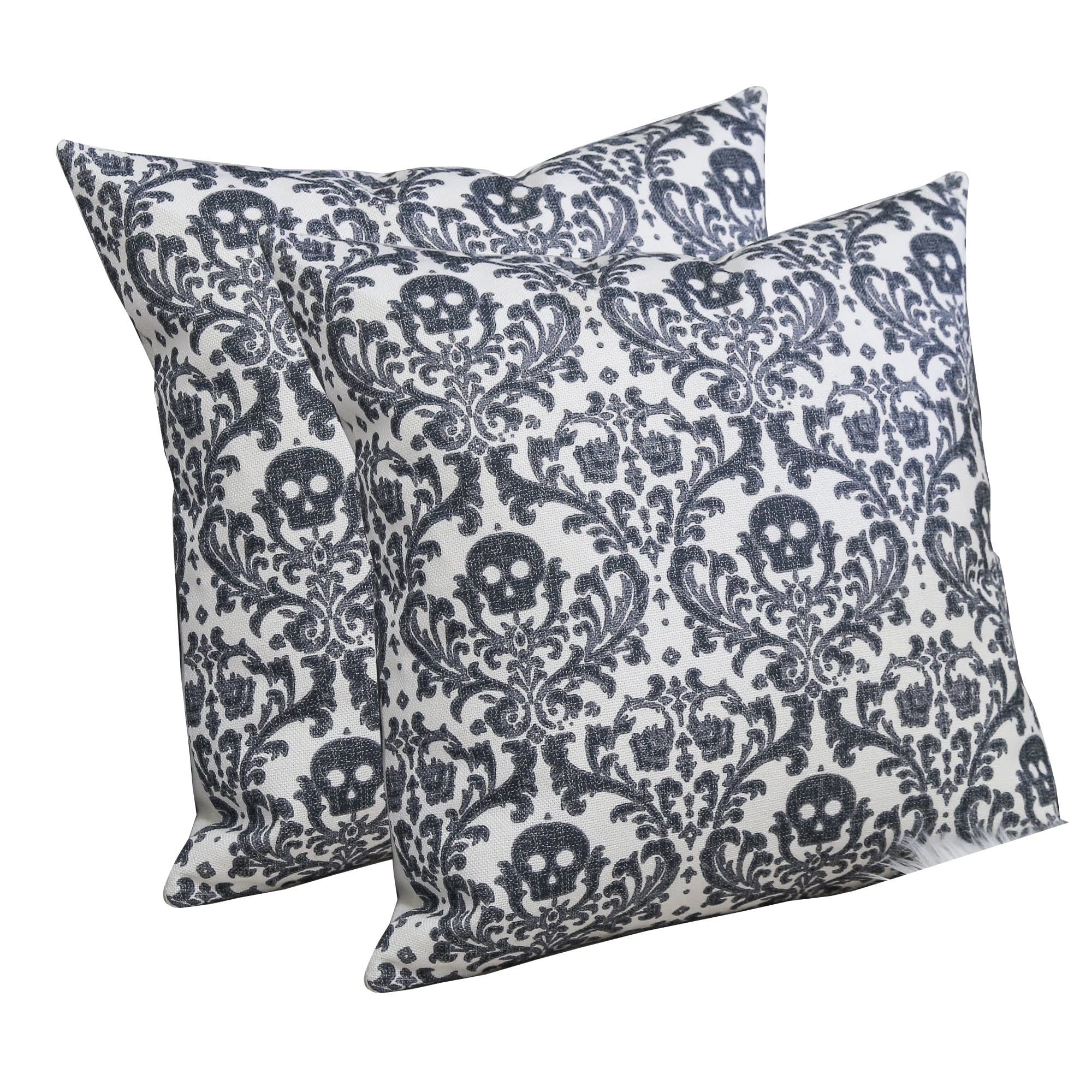 Bonnie Polyester With Print 20 Square Decorative Throw Pillow 2Pk