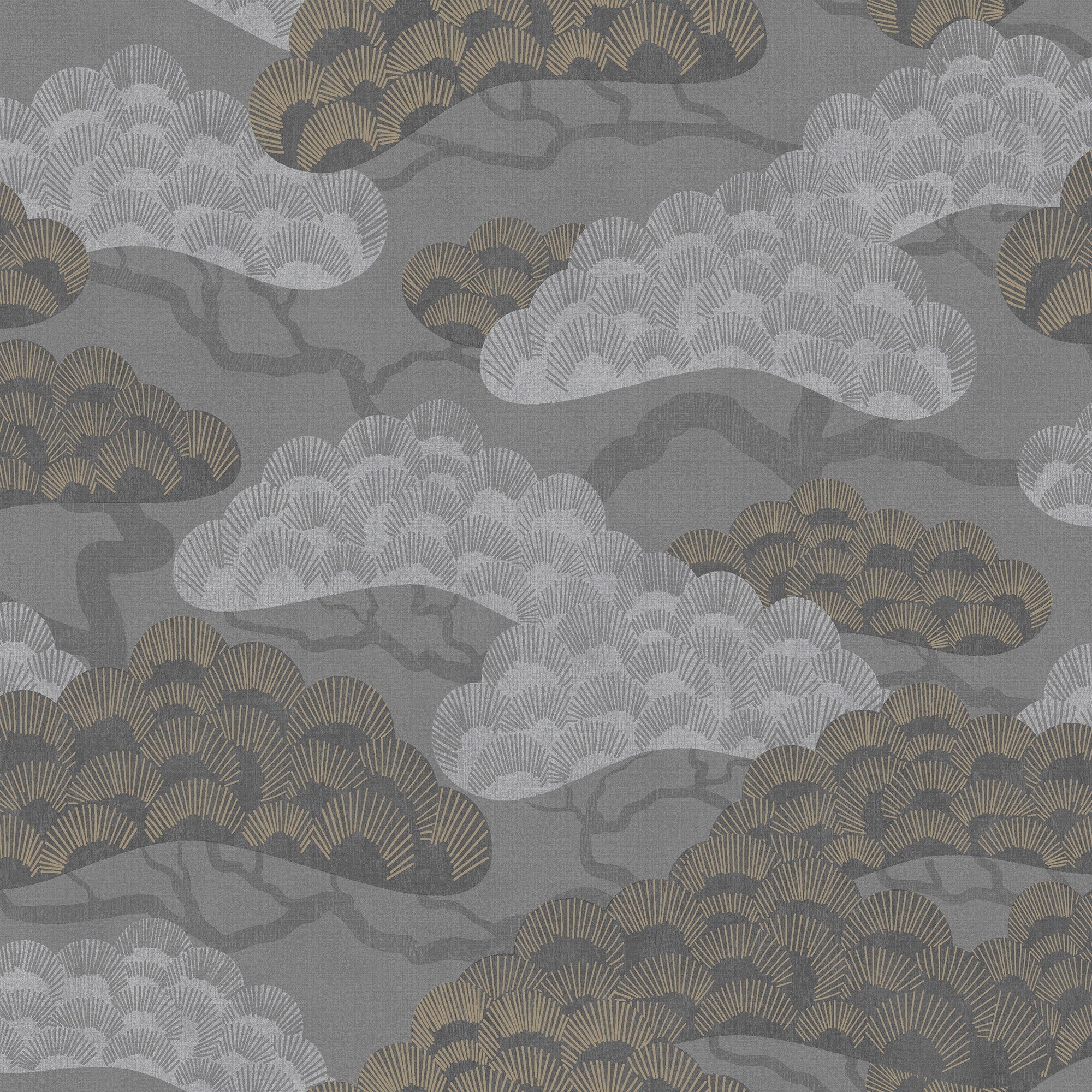 Veer Decor Bonsai Grove Wallpaper