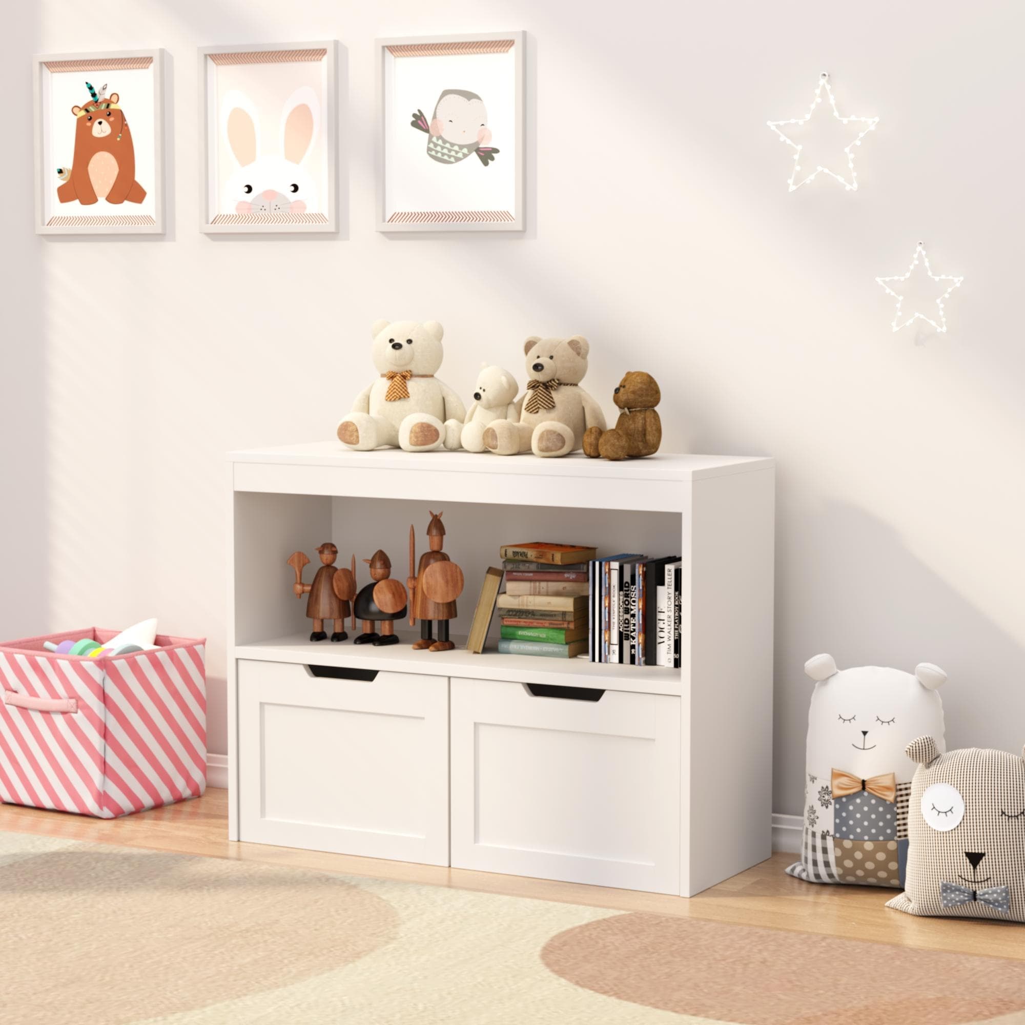 Book Organizer Toy Storage Cabinet Organizer