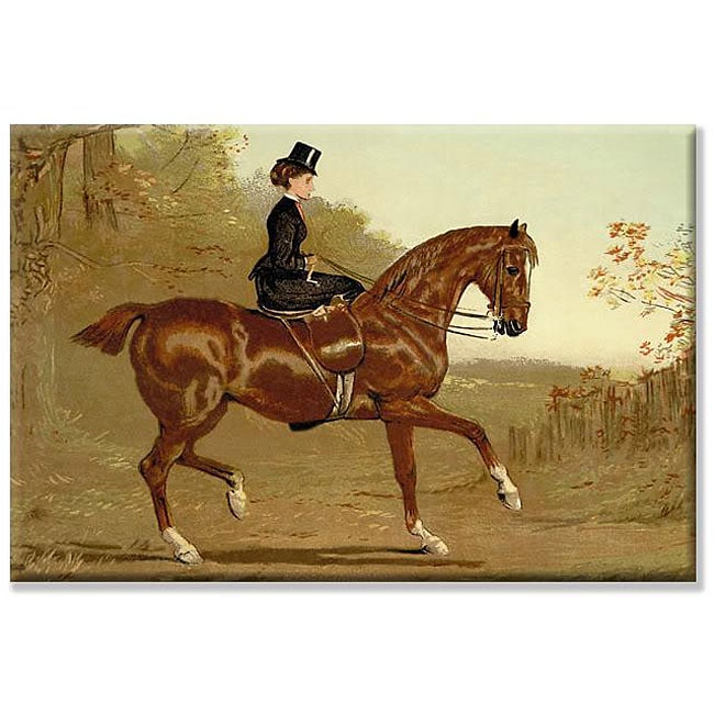 Book Of The Horse Gallery Wrapped Canvas Art