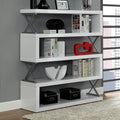 Furniture Of America Booker Contemporary 5 Tier Open Bookcase