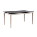 Boraam Shaker Collection Brown Wood Rustic Dining Table