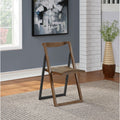Boraam Sydney Chestnut Brown Folding Chair Set Of 2