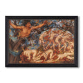 Boreas And The Fallen Leaves C 1910 1914 Evelyn De Morgan Custom Framed Canvas