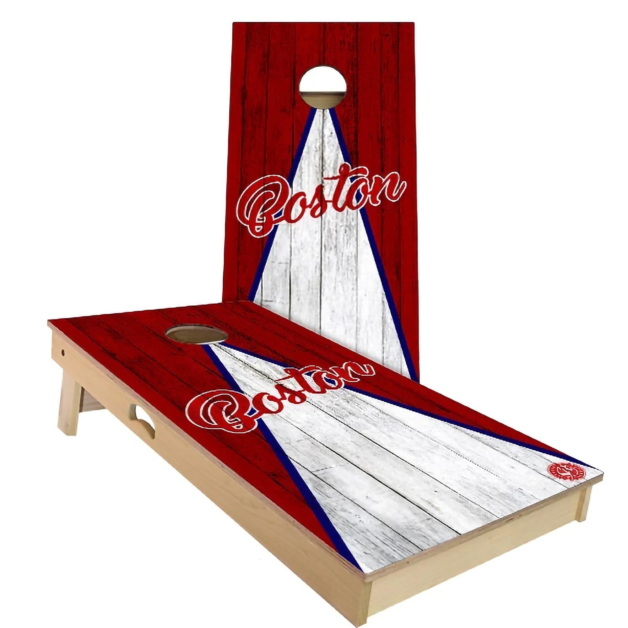 Boston Baseball Cornhole Set Choose Your Size Accessories