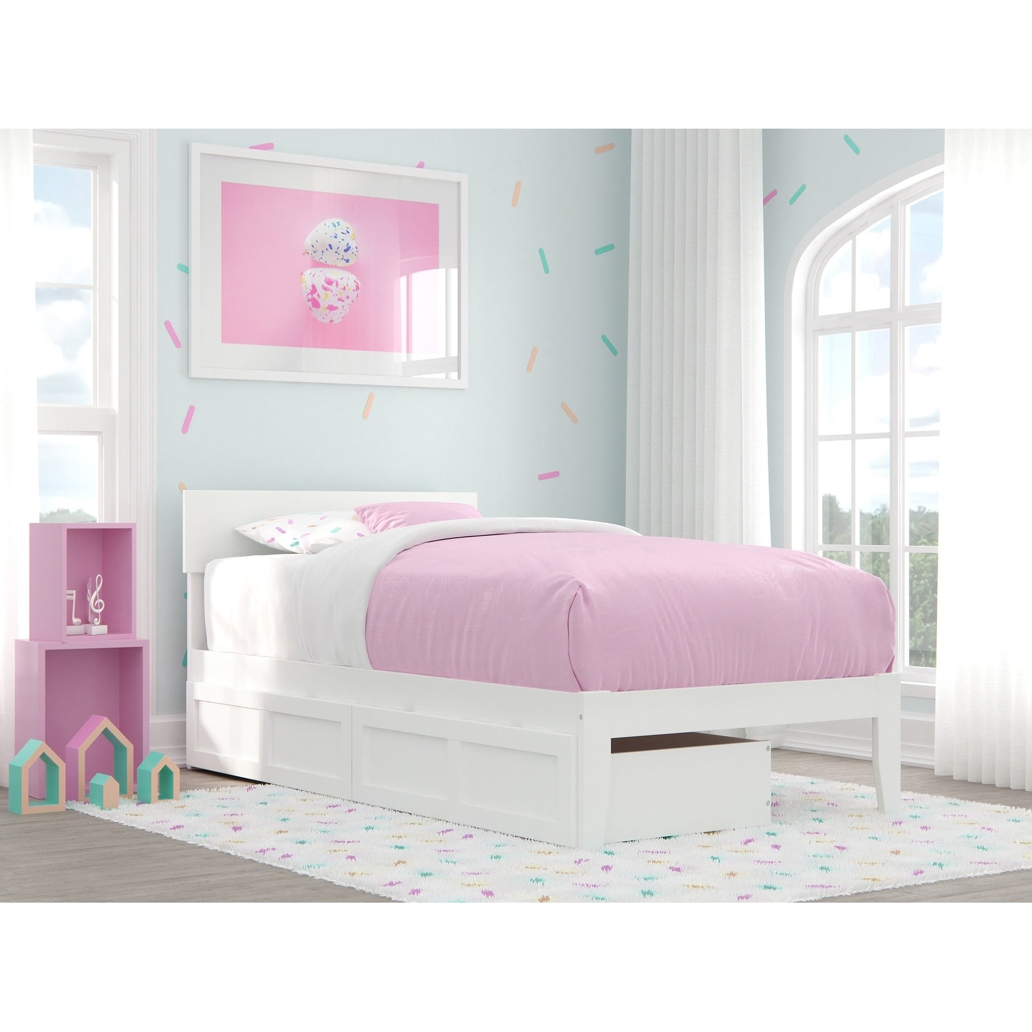 Boston Bed With 2 Drawers