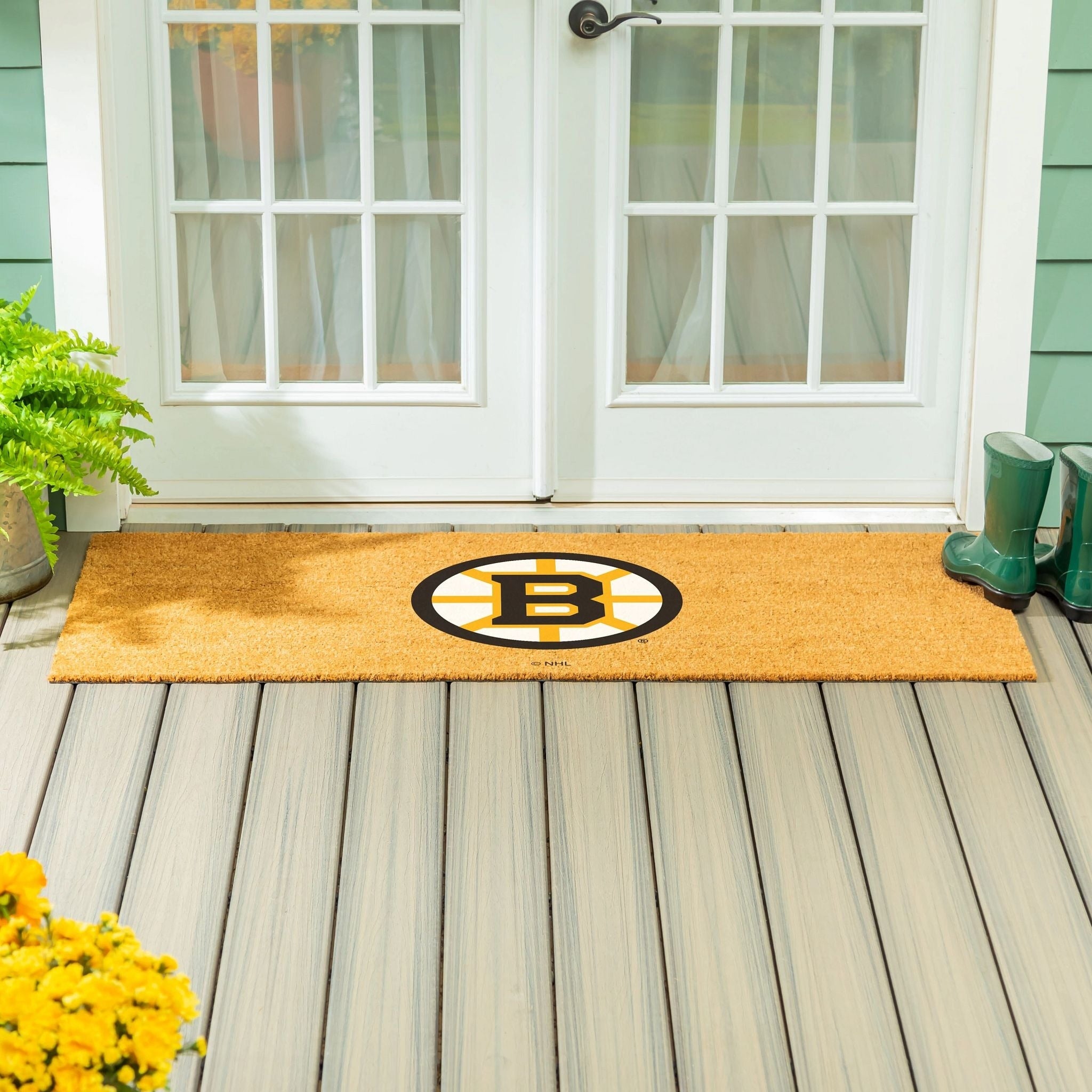 Boston Bruins Full Color Coir Door Mat