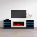 Boston Wh01 Electric Fireplace Modern 79 Tv Stand