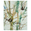 Botanical Birds I By Carol Robinson Wrapped Canvas Art Print