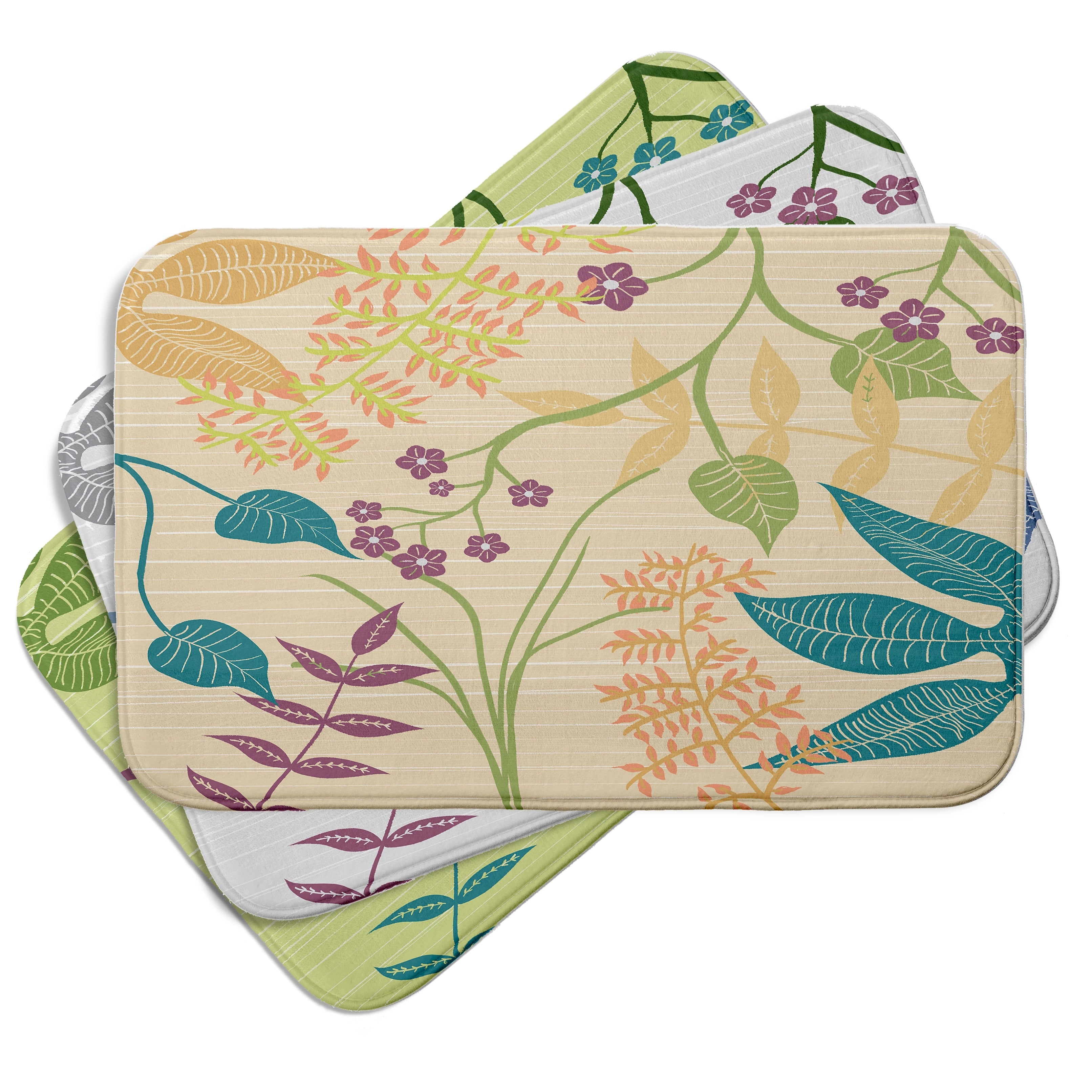 Botanical Blooms Botanical Bath Mat