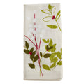 Botanical Print Holiday Dinner Napkins Set Of 4 .
