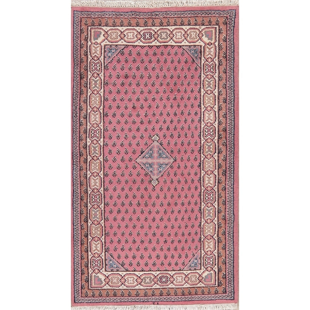 Botemir Indian Oriental Carpet Hand Knotted Wool Traditional Rug