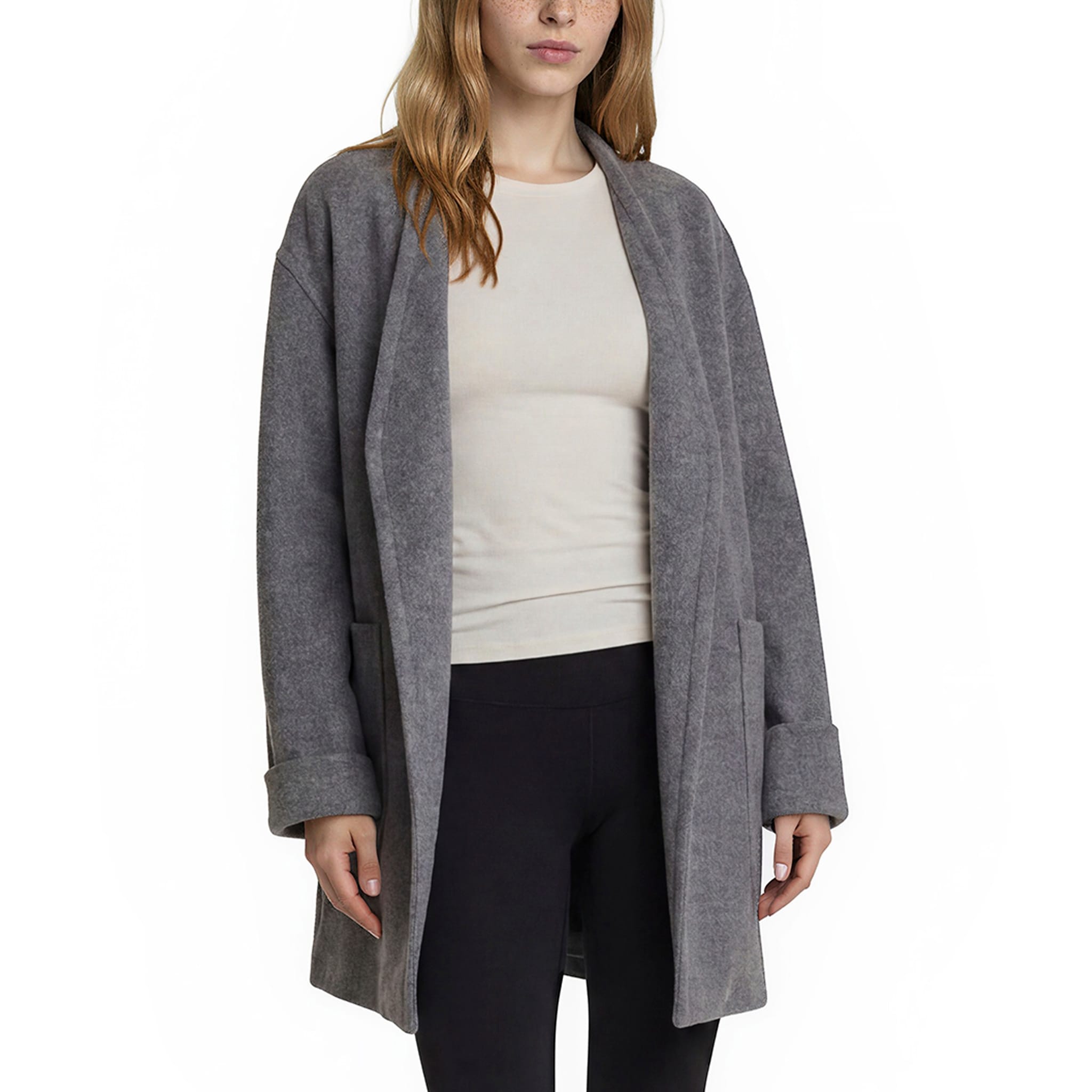 Bottega Veneta Boiled Melange Cashmere Coat