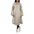 Bottega Veneta Cape Trench In Technical Cotton Silk
