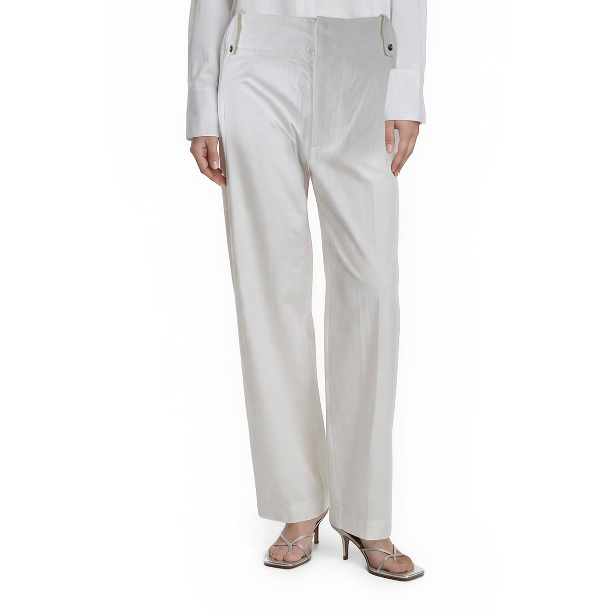 Bottega Veneta Compact Cotton Trousers