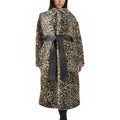 Bottega Veneta Leopard Print Shearling Coat