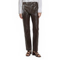 Bottega Veneta Polished Leather Trousers