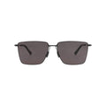 Bottega Veneta Square Frame Metal Sunglasses